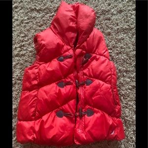 Nautica Red Girl Puffer Vest